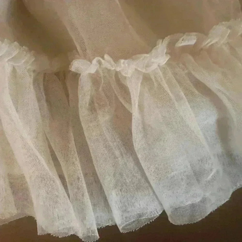 Old Navy Cream Tulle Skirt